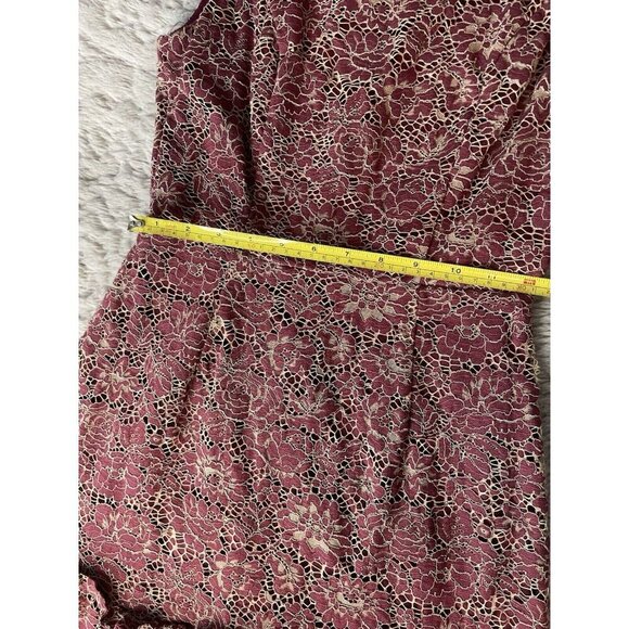 Atar'd State Women's Red and White Lace Dress Size Small - Picture 5 of 10